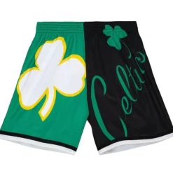Men Mitchell & Ness Shorts-Big Face Fashion Shorts 5.0 Boston Celtics