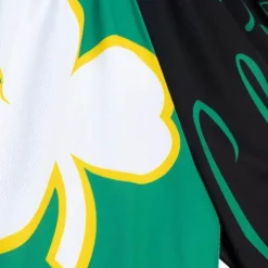 Men Mitchell & Ness Shorts-Big Face Fashion Shorts 5.0 Boston Celtics