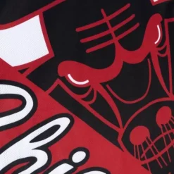 Men Mitchell & Ness T-Shirts & Tops-Big Face Fashion Tank 5.0 Chicago Bulls