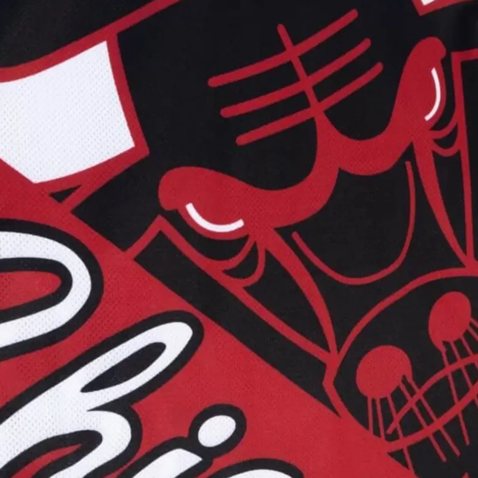 Men Mitchell & Ness T-Shirts & Tops-Big Face Fashion Tank 5.0 Chicago Bulls