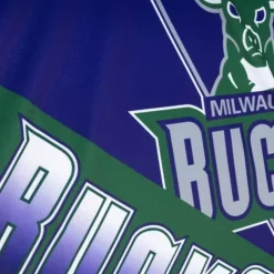 Men Mitchell & Ness T-Shirts & Tops-Big Face Fashion Tank 5.0 Milwaukee Bucks