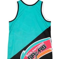 Men Mitchell & Ness T-Shirts & Tops-Big Face Fashion Tank 5.0 San Antonio Spurs