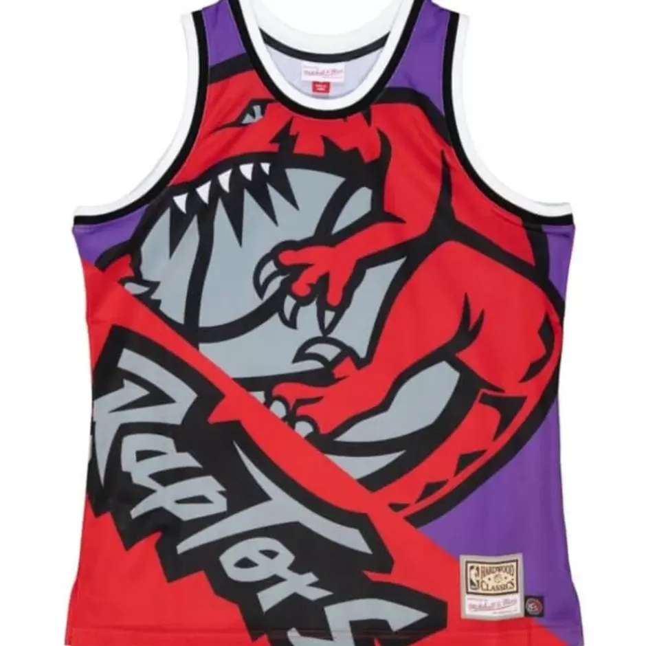 Men Mitchell & Ness T-Shirts & Tops-Big Face Fashion Tank 5.0 Toronto Raptors