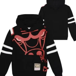 Youth Mitchell & Ness Big Kids-Big Face Fleece Hoodie Chicago Bulls