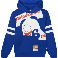 Youth Mitchell & Ness Big Kids-Big Face Fleece Hoodie Philadelphia 76Ers