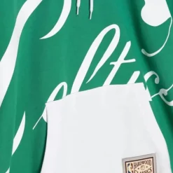 Men Mitchell & Ness Hoodies & Sweatshirts-Big Face Hoodie 5.0 Boston Celtics