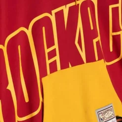 Men Mitchell & Ness Hoodies & Sweatshirts-Big Face Hoodie 5.0 Houston Rockets