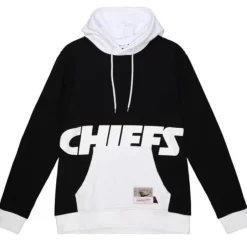 Men Mitchell & Ness Hoodies & Sweatshirts-Big Face Hoodie 5.0 Kansas City Chiefs