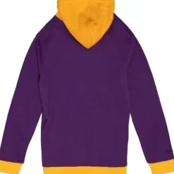 Men Mitchell & Ness Hoodies & Sweatshirts-Big Face Hoodie 5.0 Los Angeles Lakers