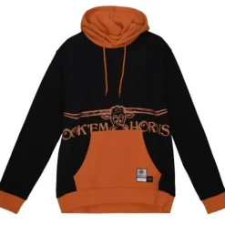 Men Mitchell & Ness Hoodies & Sweatshirts-Big Face Hoodie 5.0 University Of Texas At Austin