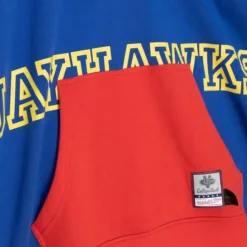 Men Mitchell & Ness Hoodies & Sweatshirts-Big Face Hoodie 5.0 University Of Kansas