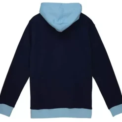 Men Mitchell & Ness Hoodies & Sweatshirts-Big Face Hoodie 5.0 University Of North Carolina