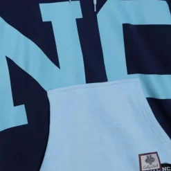 Men Mitchell & Ness Hoodies & Sweatshirts-Big Face Hoodie 5.0 University Of North Carolina
