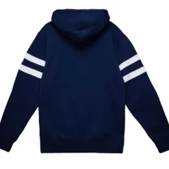 Men Mitchell & Ness Hoodies & Sweatshirts-Big Face Hoodie Georgetown University