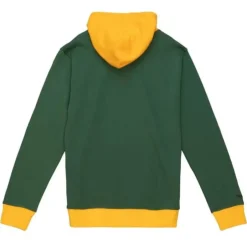 Men Mitchell & Ness Hoodies & Sweatshirts-Big Face Hoody 5.0 Green Bay Packers