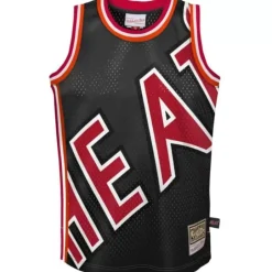 Youth Mitchell & Ness Big Kids-Big Face Jersey Miami Heat