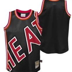 Youth Mitchell & Ness Big Kids-Big Face Jersey Miami Heat