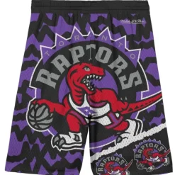 Youth Mitchell & Ness Big Kids-Big Face Jumbotron Mesh Shorts Toronto Raptors