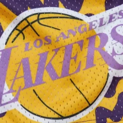 Youth Mitchell & Ness Big Kids-Big Face Jumbotron Mesh Shorts Los Angeles Lakers