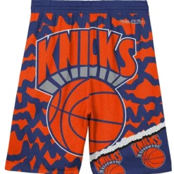 Youth Mitchell & Ness Big Kids-Big Face Jumbotron Mesh Shorts New York Knicks