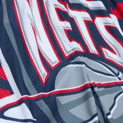 Youth Mitchell & Ness Big Kids-Big Face Jumbotron Mesh Shorts New Jersey Nets