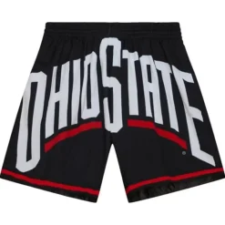 Men Mitchell & Ness Shorts-Big Face Ohio State Shorts