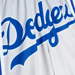 Men Mitchell & Ness Shorts-Big Face Shorts Los Angeles Dodgers