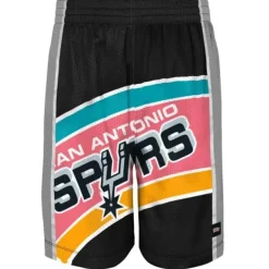 Men Mitchell & Ness Shorts-Big Face Shorts San Antonio Spurs