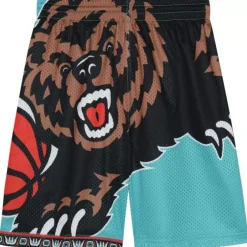 Men Mitchell & Ness Shorts-Big Face Shorts Vancouver Grizzlies