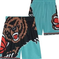Men Mitchell & Ness Shorts-Big Face Shorts Vancouver Grizzlies
