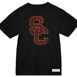 Men Mitchell & Ness T-Shirts & Tops-Big Logo Tee Usc