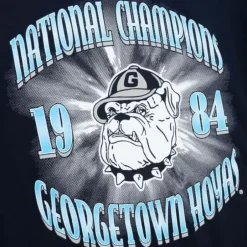 Men Mitchell & Ness T-Shirts & Tops-Big Shine Tee Georgetown University