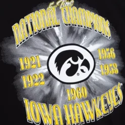 Men Mitchell & Ness T-Shirts & Tops-Big Shine Tee University Of Iowa