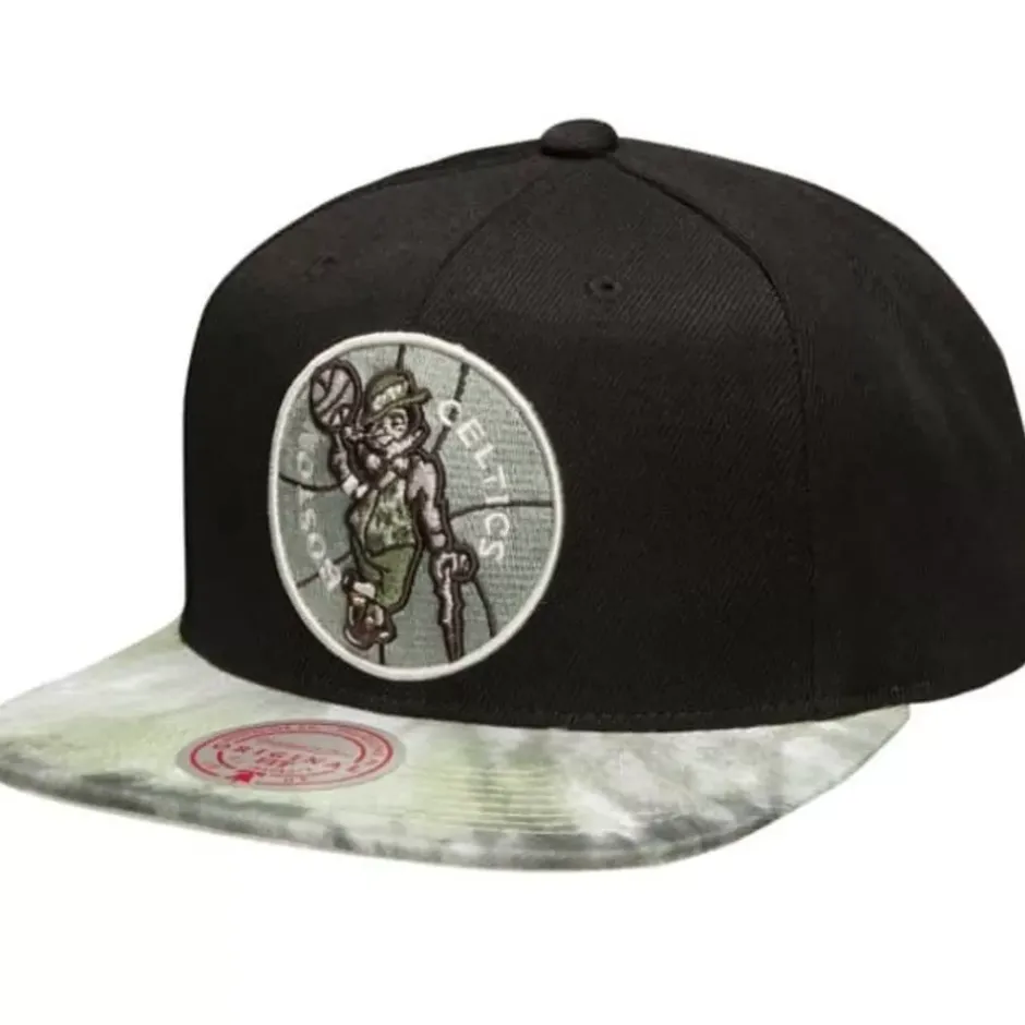 Mitchell & Ness Snapback-Blitzed Snapback Hwc Boston Celtics