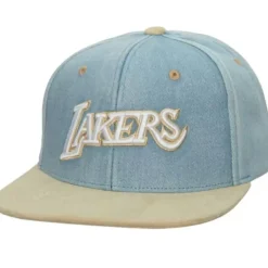 Mitchell & Ness Snapback-Blue Jean Baby Snapback Hwc Los Angeles Lakers