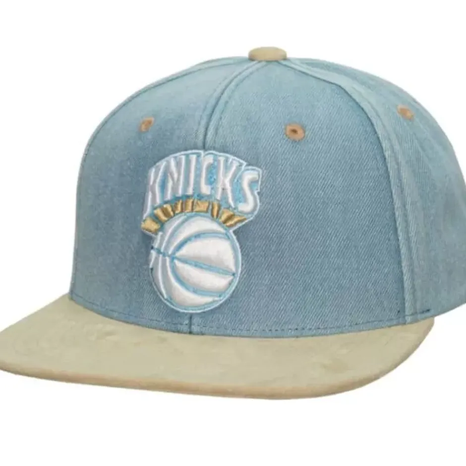 Mitchell & Ness Snapback-Blue Jean Baby Snapback Hwc New York Knicks