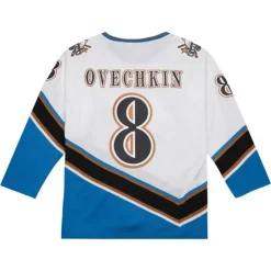 Mitchell & Ness Nhl Blue Line-Blue Line Alexander Ovechkin Washington Capitals White 2005 Jersey