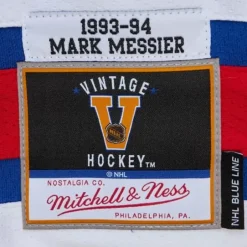 Mitchell & Ness Nhl Blue Line-Blue Line Mark Messier New York Rangers 1993 Jersey