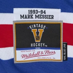 Mitchell & Ness Nhl Blue Line-Blue Line Mark Messier New York Rangers 1993 Jersey