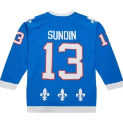 Mitchell & Ness Nhl Blue Line-Blue Line Mats Sundin Quebec Nordiques Dark 1992 Jersey