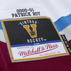 Mitchell & Ness Nhl Blue Line-Blue Line Patrick Roy Colorado Avalanche 2000 Jersey