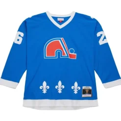 Mitchell & Ness Nhl Blue Line-Blue Line Peter Stastny Quebec Nordiques Dark 1980 Jersey