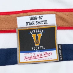 Mitchell & Ness Nhl Blue Line-Blue Line Ryan Smyth Edmonton Oilers White 1996 Jersey
