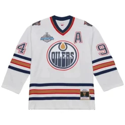 Mitchell & Ness Nhl Blue Line-Blue Line Ryan Smyth Edmonton Oilers White 2005 Jersey