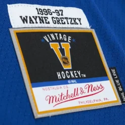 Mitchell & Ness Nhl Blue Line-Blue Line Wayne Gretzky New York Rangers 1996 Jersey