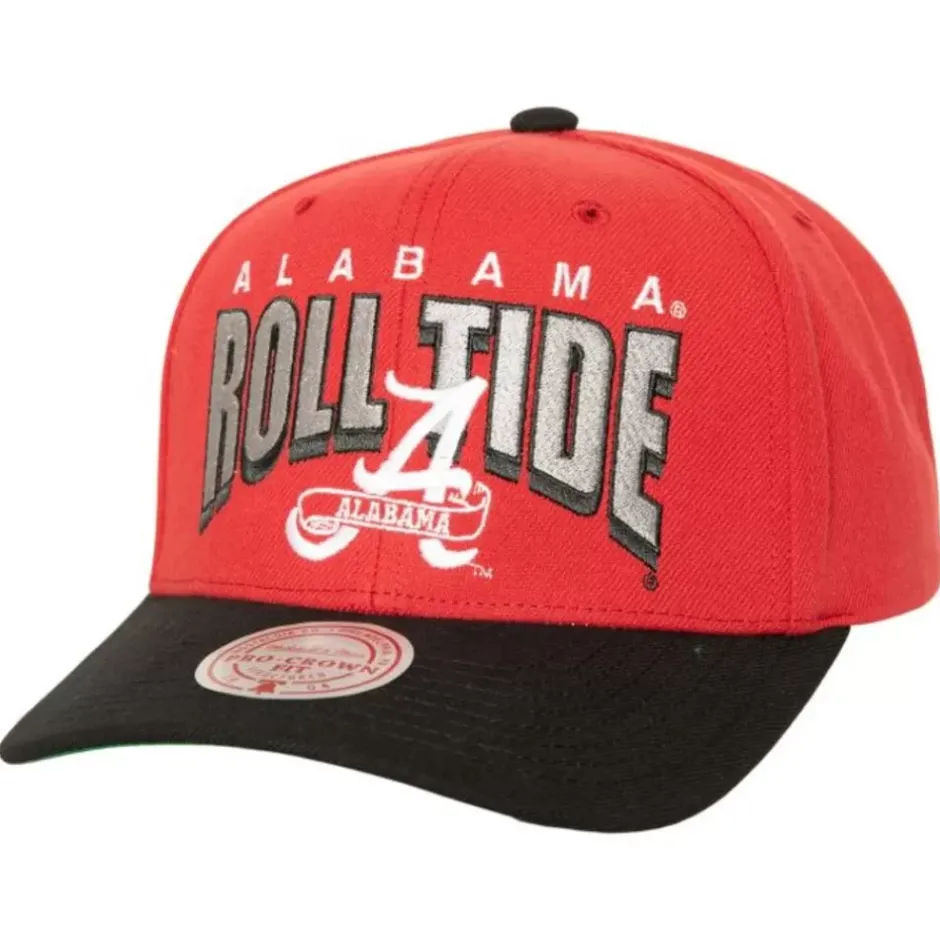 Mitchell & Ness Snapback-Boom Text Pro Snapback V University Of Alabama