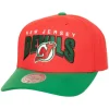 Mitchell & Ness Snapback-Boom Text Pro Snapback Vntg New Jersey Devils