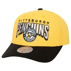 Mitchell & Ness Snapback-Boom Text Pro Snapback Vntg Pittsburgh Penguins