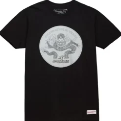 Men Mitchell & Ness T-Shirts & Tops-Branded Bruce Lee Celebrating 50 Years Coin Tee