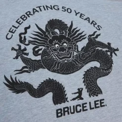 Men Mitchell & Ness T-Shirts & Tops-Branded Bruce Lee Celebrating 50 Years Tee